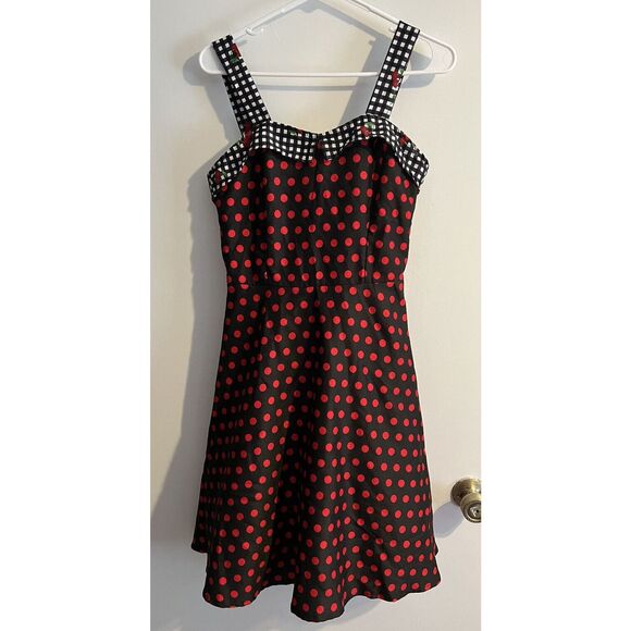 Halloween Rockabilly Dress Size S - Tulle Included - Pin-up Girl - Picture 1 of 12
